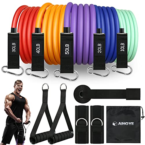 Heavy Resistance Bands For Working Out Exercise Bands Resistance Bands Set Stretch Bands For Exercise Band Door Anchor Resistance Band With Handle Ligas Para Hacer Ejercicio Fitness Bands Workout Band #TOP24