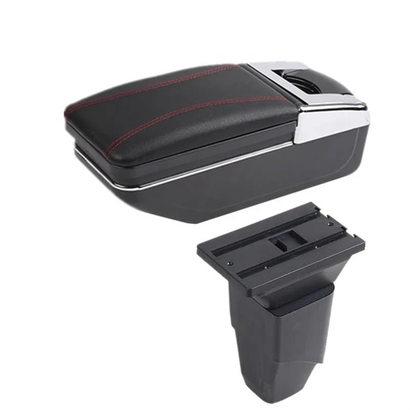 Ysdsls A Red Line Car Armrest Storage Box Interior Dedicated Retrofit Parts Accessories For Peugeot 206 Cc For Cabrio