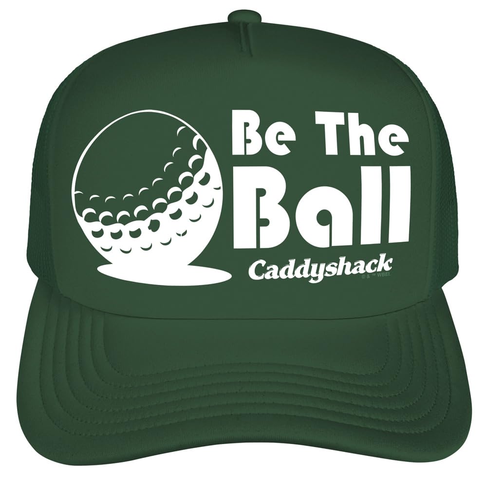 Popfunk Official Caddyshack Be The Ball Foam Snapback Trucker Hat - Unisex for Men and Women