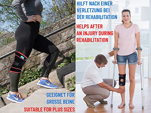 Kniebandage FitFitaly XL für Patella, Meniskus und Bänder