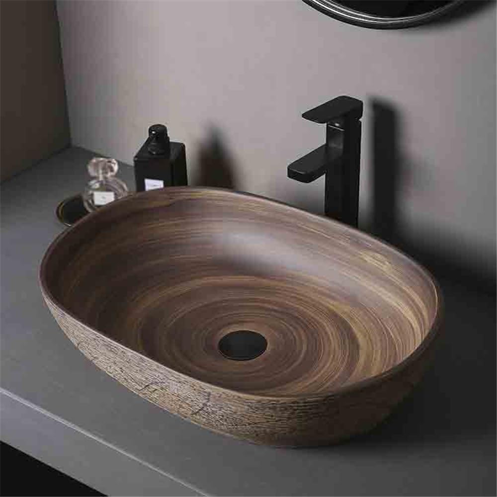 Lavabo da appoggio Lavabo da appoggio retrò in ceramica