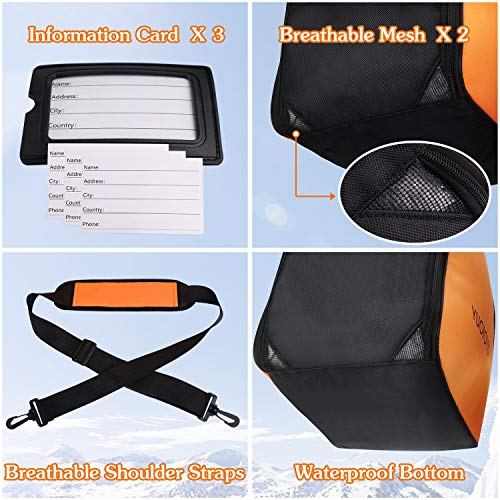 YUOIOYU Ski Boot Bag - Waterproof Snowboard Boots Bag, Perfect Gear Travel Shoulder Bag with Waterproof Exterior & Bottom Suitable for Men/Women/Youth - Thumbnail 2