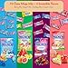 Hi Chew Candy Variety Mix, Pack of 4 Bags – Flavor Assortment of Soft & Chewy Fruit Candy – Includes Fantasy Mix, Sweet & Sour, Berry, and Dessert Flavors – Individually Wrapped for Sharing & Snacking