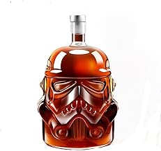 Sormtrooper Decanter Whiskey Flask Carafe Decanter Wine Flask Whiskey Glasses Bottle Whiskey Carafe for Wine, Liquor, Scotch, Bourbon, Brandy - 750ML