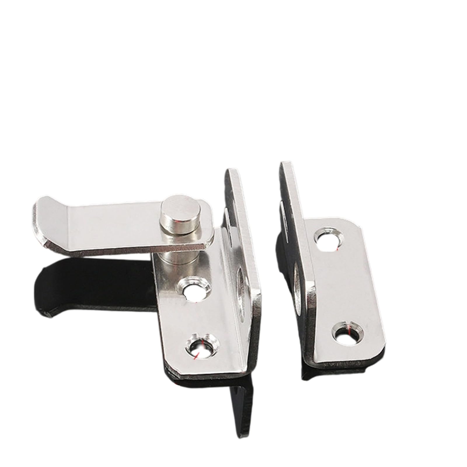 Jazuaiao Small Digits Left Of 2 Untarnished Door Latches Strong Security Hook For Sliding Entrances Barn Entrances Pet Enclosures Strong Door Secure