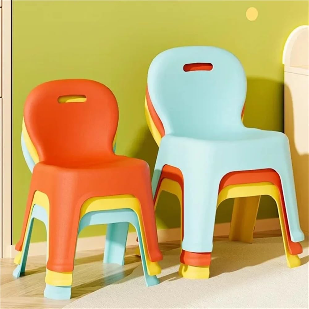 Sedia multifunzionale in plastica premium Sedia da esterno for interni Sedia da soggiorno Sedia da camera da letto Resistente e confortevole Adatta for soggiorno, ristorante, studio, attività all'aper