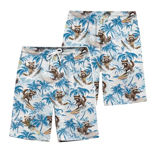 Funny Independence Day Hawaiian Shorts for Men American Flag Pattern Shorts Men2