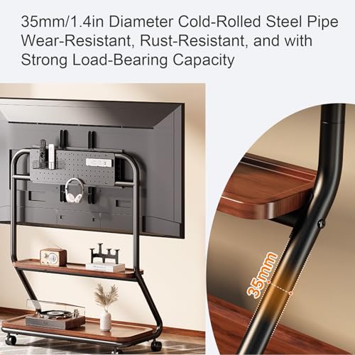 Soporte móvil para TV con ruedas para pantallas 40-100" miniatura 4