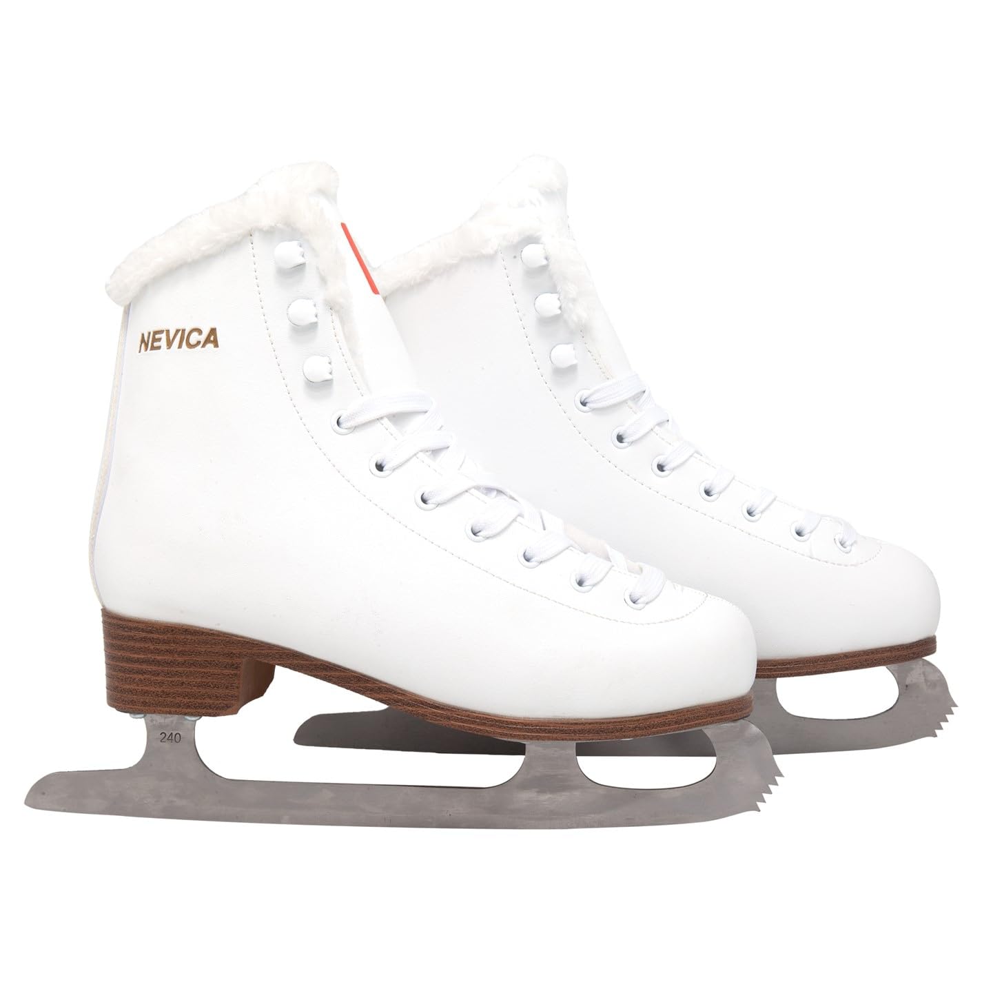 Nevica Womens Ice Skates Leather Upper White 5