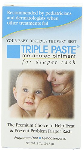 Image of Triple Paste Triple Paste Medicated Ointment for Diaper Rash, 2-Ounce (Pack of 2)