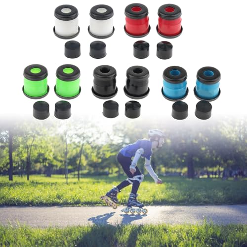 Zkbszn Skateboard Shock Pad Skateboard Truck Bushing Shockproof Pad Pivots Cups Skateboard Shockproof Mat Skateboard Bushings