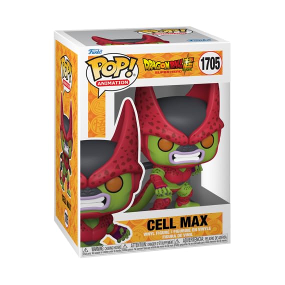 Funko Pop! Animation: Dragon Ball Super Super Hero - Cell MAX - Figura de Vinilo Coleccionable - Idea de Regalo - Mercancia Oficial - Juguetes para Niños y Adultos - Anime Fans