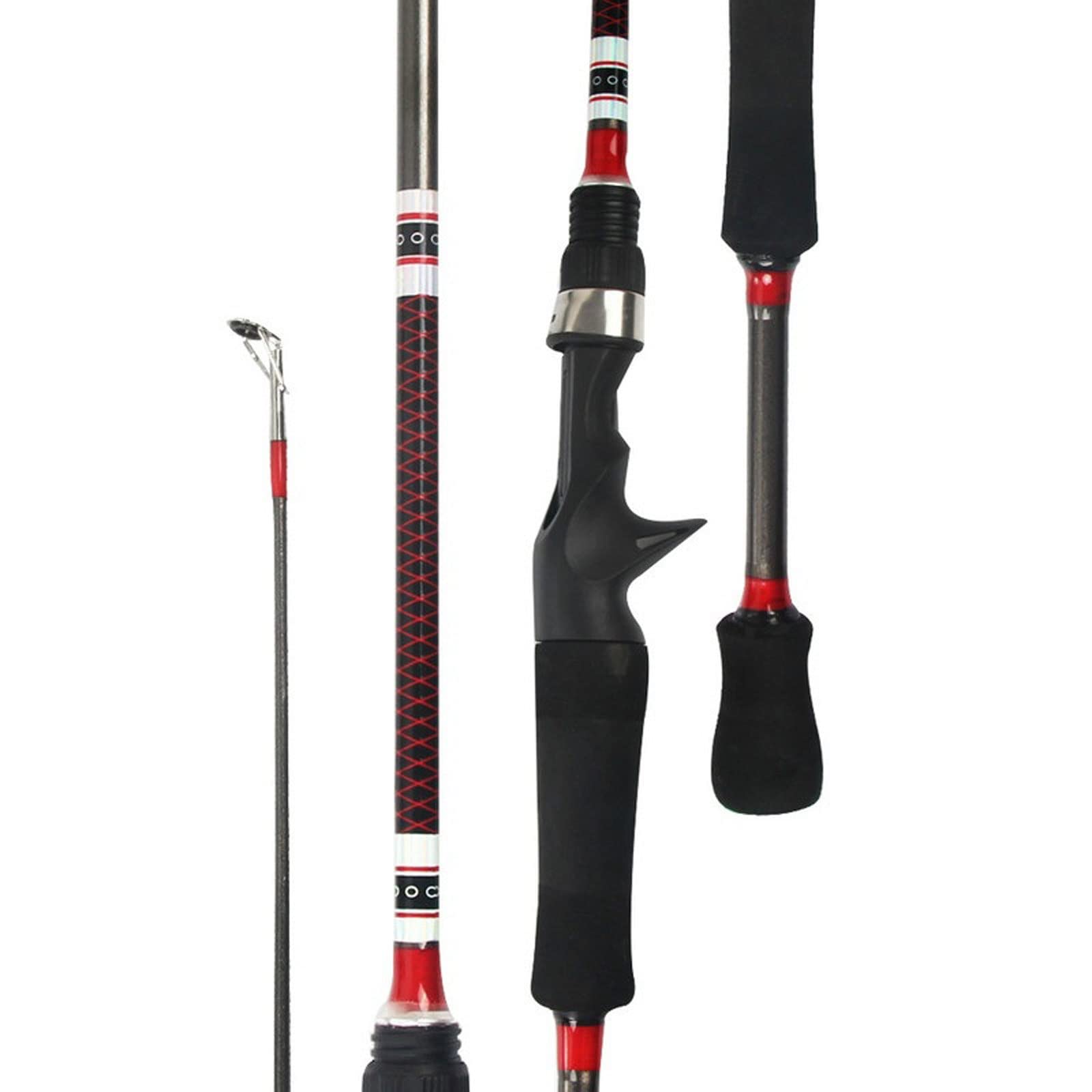 JINGYAN Wędki New Spinning Rod 1.8m 3-21g Weight Ultralight Rods 6-15LB Line Ultra Light Fishing