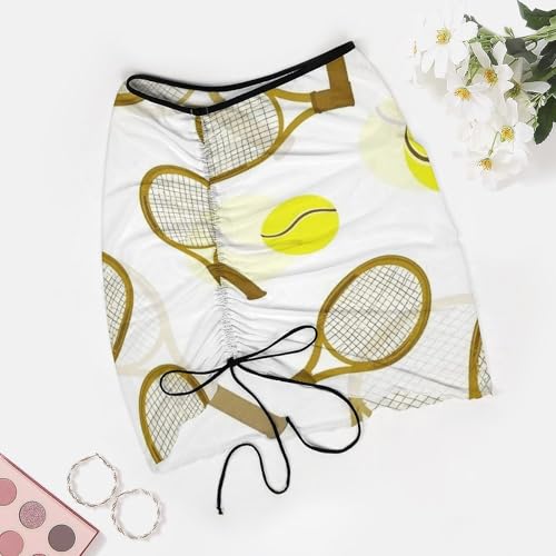 Women's Swimsuit Cover-Up Beach Bikini Wrap Short Skirt Scarf3