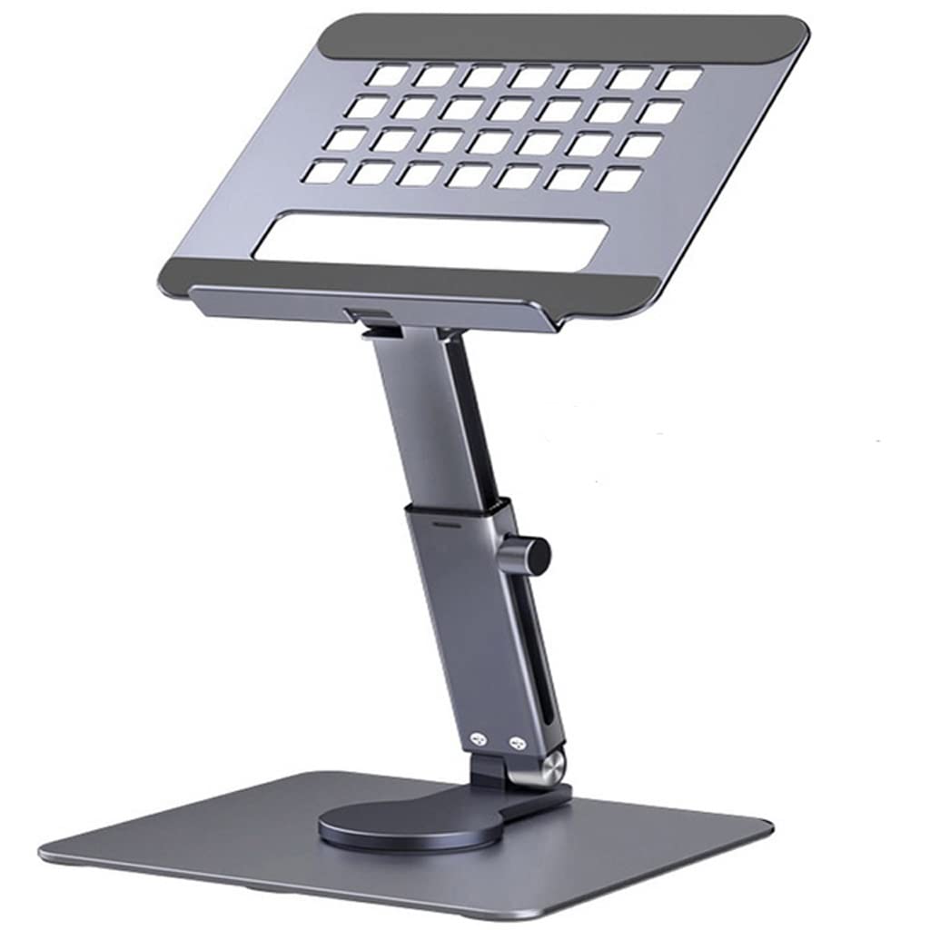 Tablet Stand Desk Riser 360 Rotation Multi-Angle Height Adjustable Foldable Tablet Laptop Color D Size 1 E 1