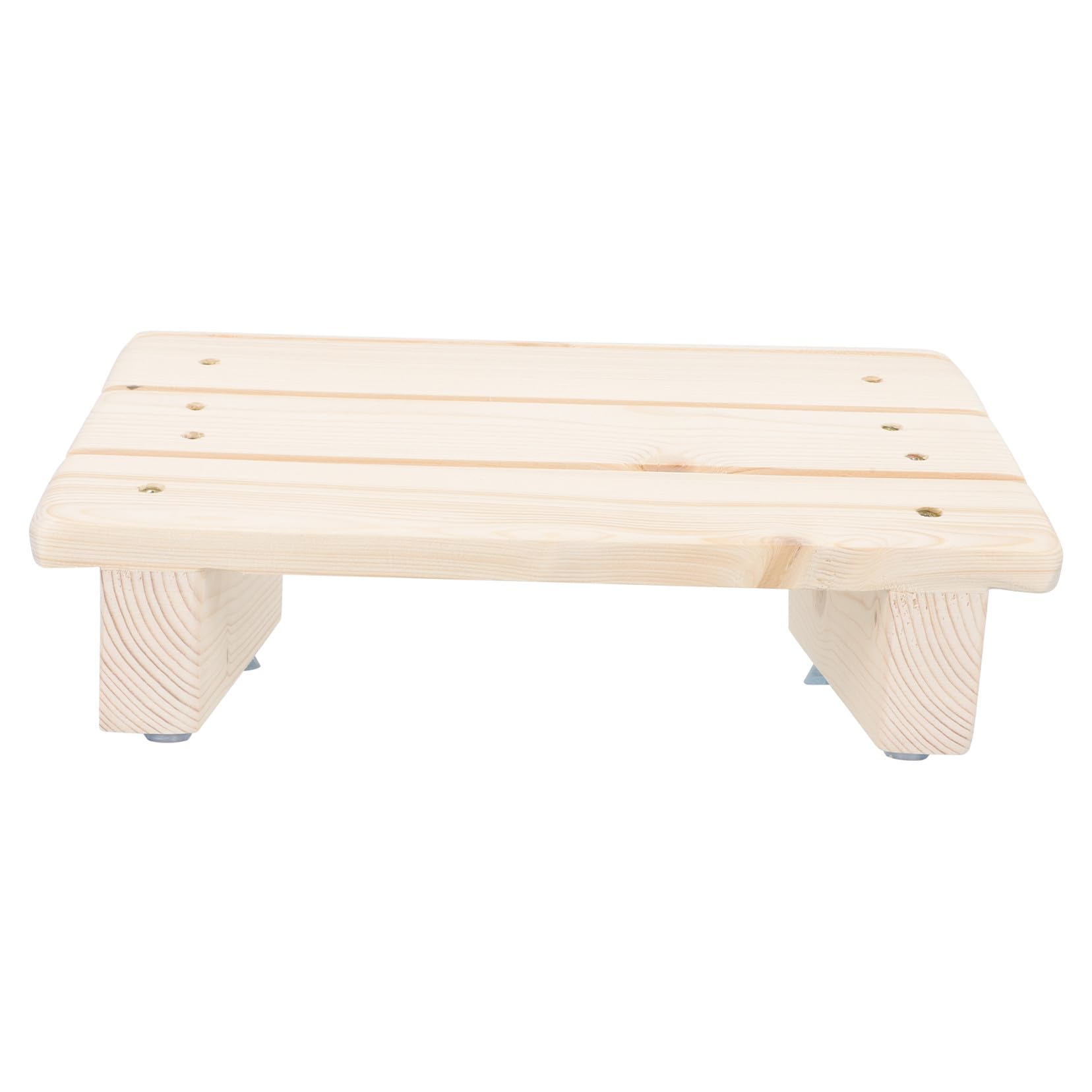 Housoutil Poggiapiedi in Legno e Design Inclinato per Ufficio e Casa Comoda Funzione di Conservazione per Maggiore Comfort Durante Lavoro
