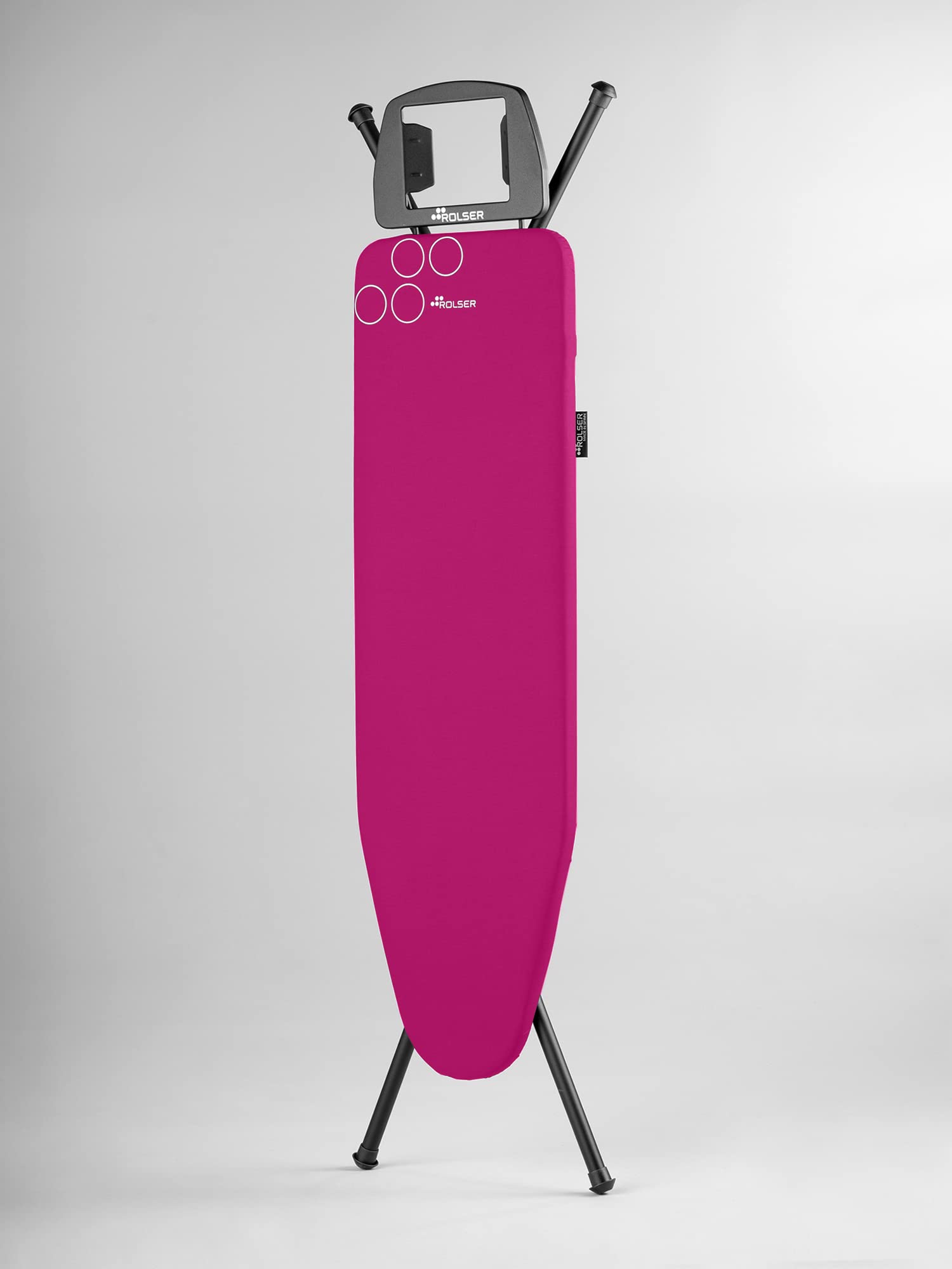 Tabla de Planchar Rolser K-S Black Tube - Cotó Fucsia - 110x32 cm