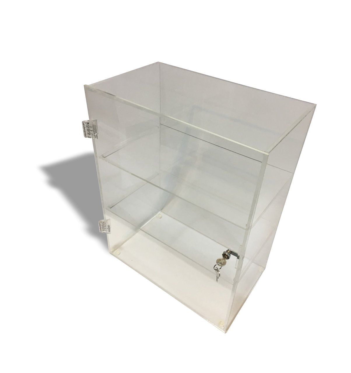 3 Tier - Large Acrylic Lockable Display Cabinet - Case/Bakery Display Cabinet/Store Display Cabinet/Restaurant Display Cabinet