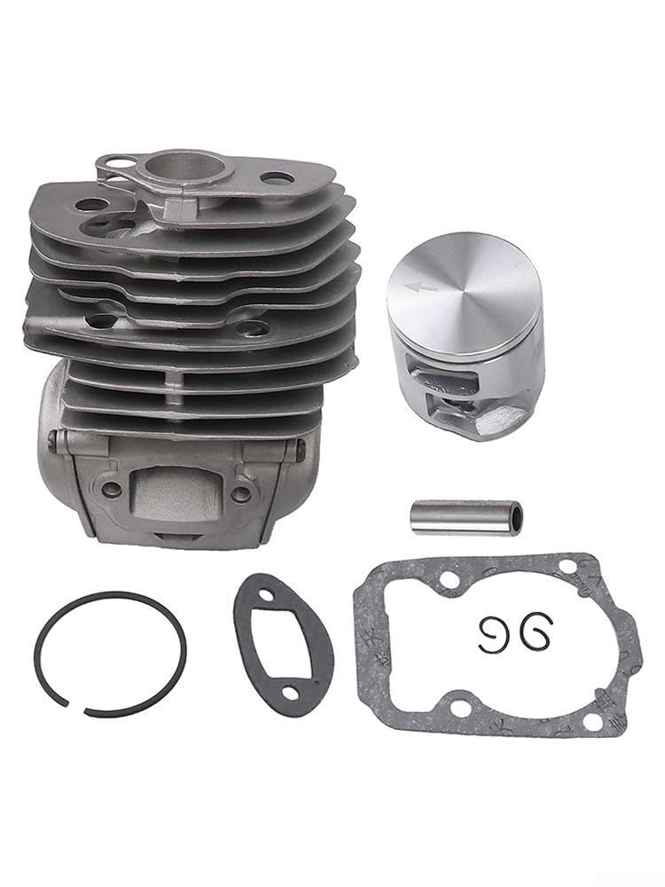 Kit de cylindre et pistons de tronçonneuse 46 mm 2,4 HP Pièces de rechange pour Husqvarna-555 556 560 560XP 562 562XP – Kit de reconstruction à haute compression pour l'exploitation forestière