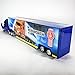 KiNSMART Kenworth T700 Container Truck, 1:68 Scale, Die Cast Metal Model, Blue with Decals, Pullback Action