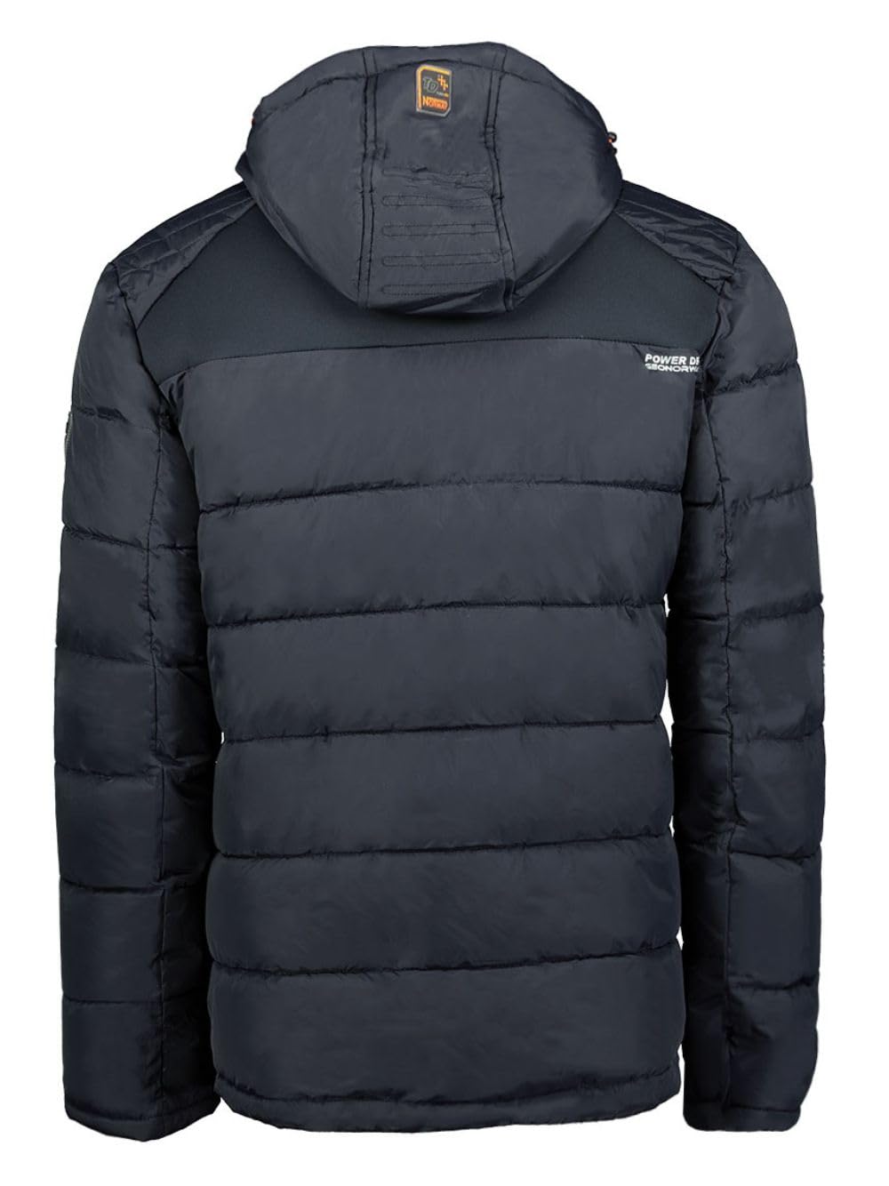 Geographical Norway Chaqueta acolchada de invierno para hombre, anorak con capucha, tallas S-7XL