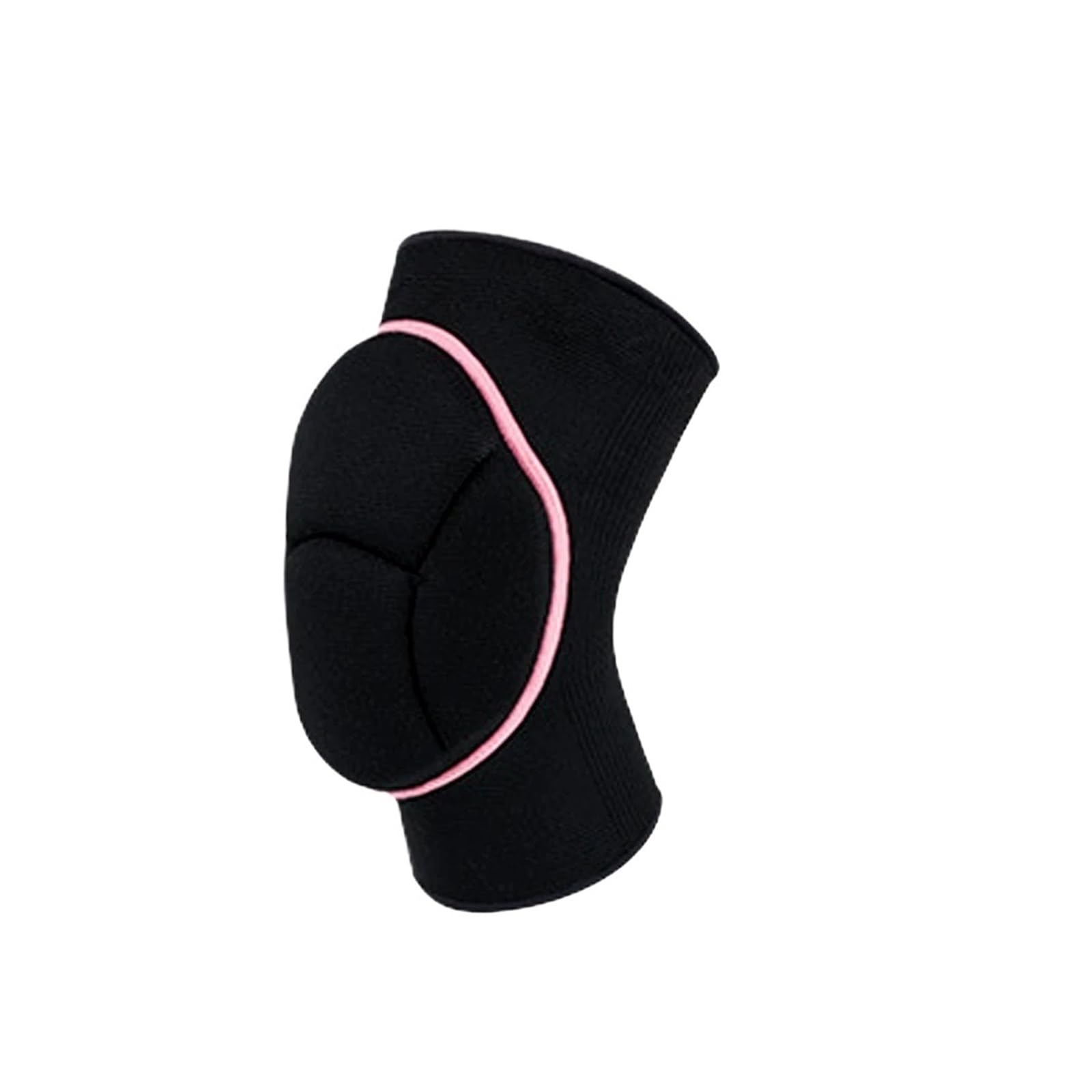 Ginocchiere 1 Pezzo di Ginocchiere in Spugna Spessa Antiscivolo for Ginocchio Calcio Basket pallavolo Donna Uomo(1Pcs Blackpink,L)