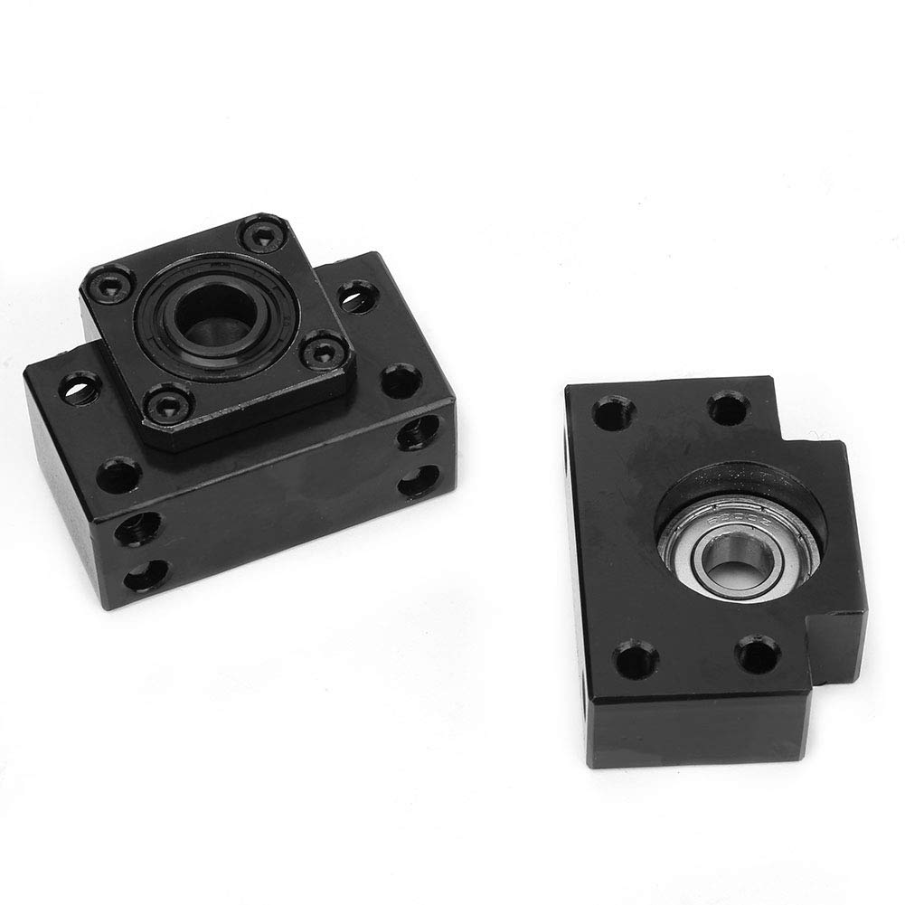 Garosa Tornillo de Bola de Acero Inoxidable SFU1605 Larga Persistente con Soporte BKBF12 - Precisión Alta para Uso Industrial