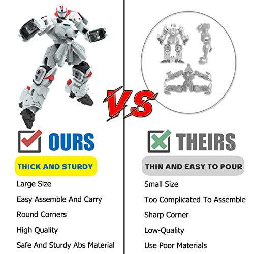 Wenbeier Animal Turn Into Robot Toys Assembly Bear Action Figure For Kids Deformation Robot For Boys & Girls Ages 6-12 #TOP5