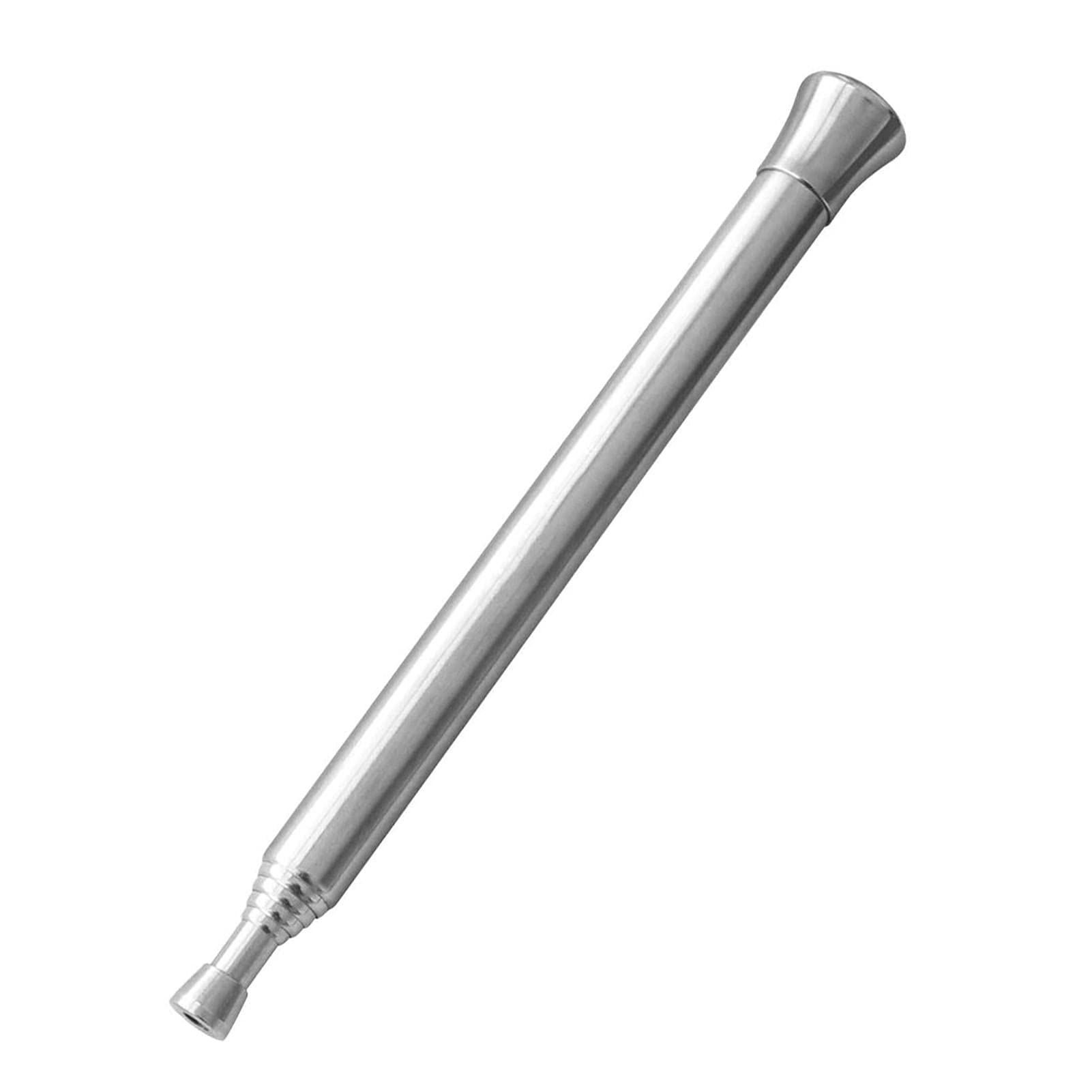 POHOVE Portable Stove, Fire Bellow, Collapsible Blower Pipe, Stainless Steel, Gas Powered