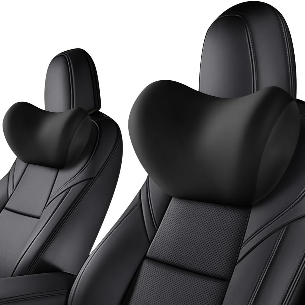 ocpcrn Car Neck Pillow for Mitsubishi L200 Club Cab,Softness Car Headrest,Neck Support Pillow for Long Drives,Headrest Support Cushion,Ergonomic Design,Pressure Relief,2-Pack,Neck Pillow