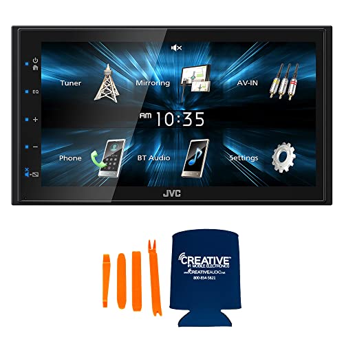 Reproductor digital JVC KW-M150BT con pantalla táctil 6.8" miniatura 2