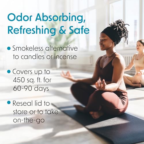Image of Wipex Odor Eliminator for Home - Eucalyptus & Mint Odor Absorber, 15 Oz Gel Jar, Long-Lasting Freshness, Ideal for Rooms, Offices, and Yoga Studios, Effective Odor Eliminator, 3Pk