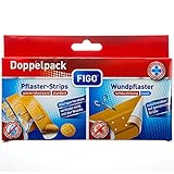 Vorteilspack Figo Doppelpack Wundpflaster & Pflaster-Strips, 21 Stück