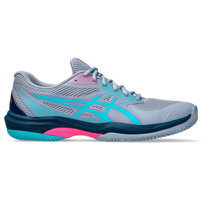 ASICS Game FF Padel, Sneaker Uomo, Grigio Blu/ENERGIA Acqua, 45 EU