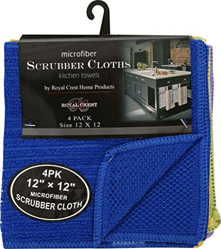 Image of Micro Fiber Scrubber Assorted Bright, 4 Count