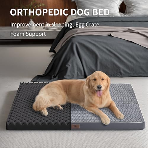 Dog-Beds-Large-Sized-DogOrthopedic-Dog-Beds-for-Large-Dogs-with-Removable-Washable-Cover-Anti-Slip-BottomDog-Bed-for-Crate-Dog-Mats-Extra-Large Dog Beds Large Sized DogOrthopedic Dog Beds for Large Dogs with Removable Washable Cover Anti Slip BottomDog Bed for Crate Dog Mats Extra Large