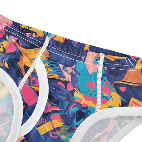 KLL Footprint Cat Fashion Toddler Boy Cotton Athletic Underwear Cute Undies4