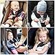 Gurtpolster Kinder 3 Pads Set Gurtpolster Universal Baby Autositz Gurtbezüge Kinderwagen Sicherheitsgurt Kissen für Neugeborene Baby Sicherheitsgurt Schulterpolster für Babyschale Autositz