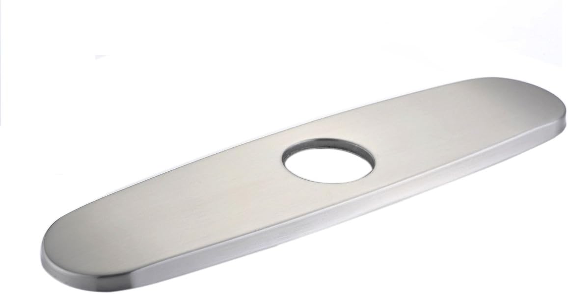 Modern Stainless Steel 3 Hole Kitchen Sink Cover Deck Plate for Kitchen Sink/Bathroom Sink (Cover plate)