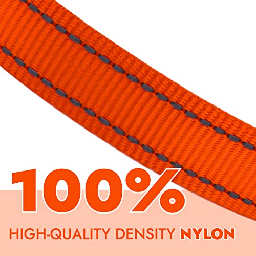 FAVPET Reflective Dog Collar Nylon, Adjustable Dog Collar with Metal Buckle, Dog Collar Large Dogs Reflective - Image 3