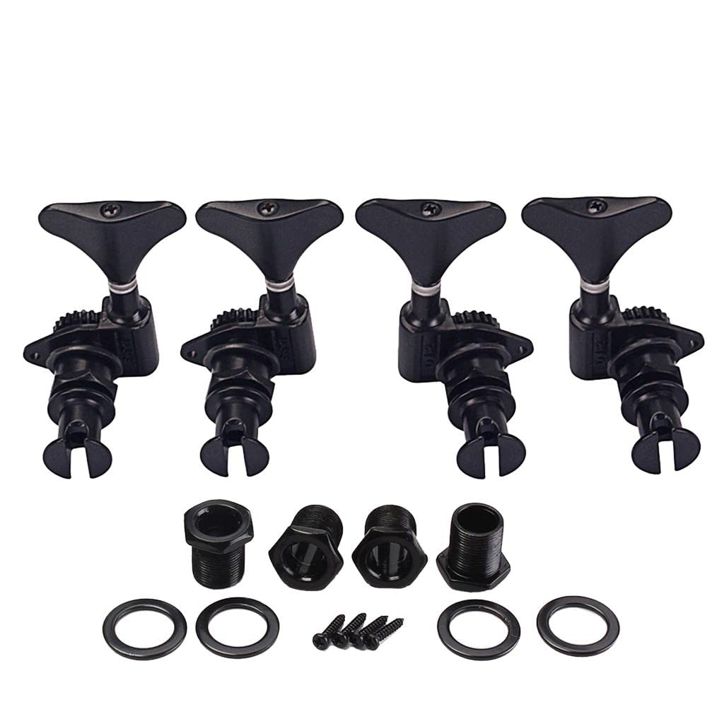 Nero 2R2L Ukulele Tuning Pioli Meccaniche per Ukulele Chitarra Ricambio