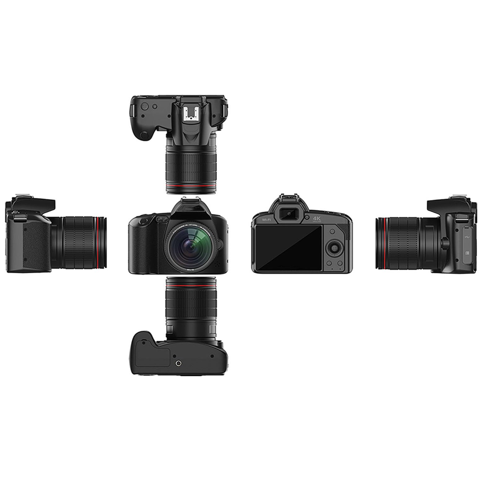 banapoy Cámara Digital, 4K 64Mp 16X Zoom HD Vlogging Cámara, Cámara Fotográfica Portátil con Visión Nocturna para Adolescentes Estudiantes Niños Niñas, 3.0 Pulgadas Pantalla Cámara Fotos