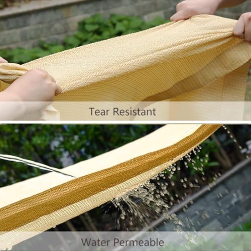 Voile d'ombrage rétractable à vagues 2,8x6m pour pergola de jardin