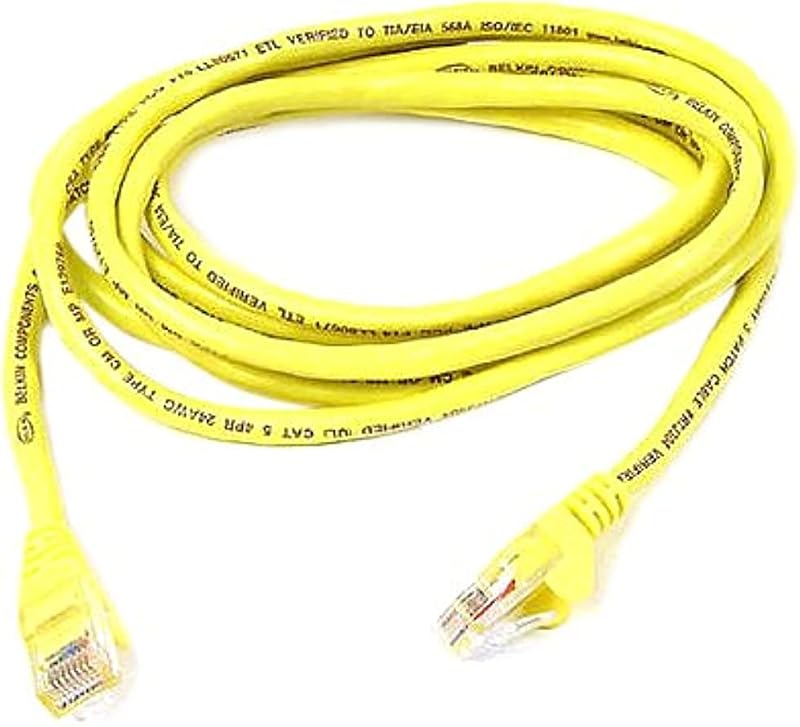 1730658 40FT Yellow CAT6 Patch Cable Snagless