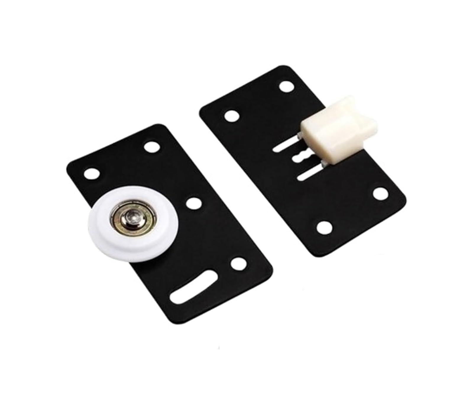 dfEDRd Sliding Door Track Wheel, 2pair Sliding Wardrobe Door Rollers Cabinet Copper Caster Wheel Pulley for Window Furniture Hardware