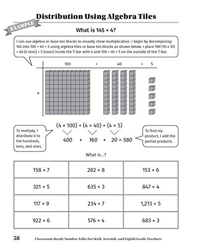 Classroom-Ready Number Talks for Sixth, Seventh, and Eighth Grade Teachers: 1,000 Interactive Math A