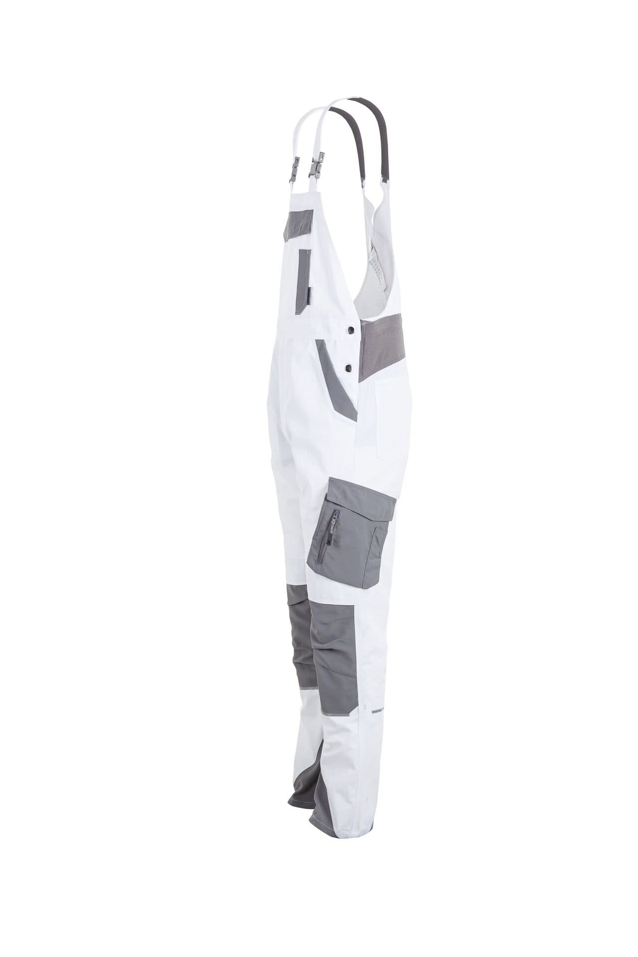 Planam Norit Herren Latzhose Weiss Zink Modell 6528 Größe 52