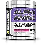 Cellucor Alpha Amino EAA & BCAA Recovery Powder, Essential & Branched Chain Amino Acids Supplement, Watermelon, 50 Servings