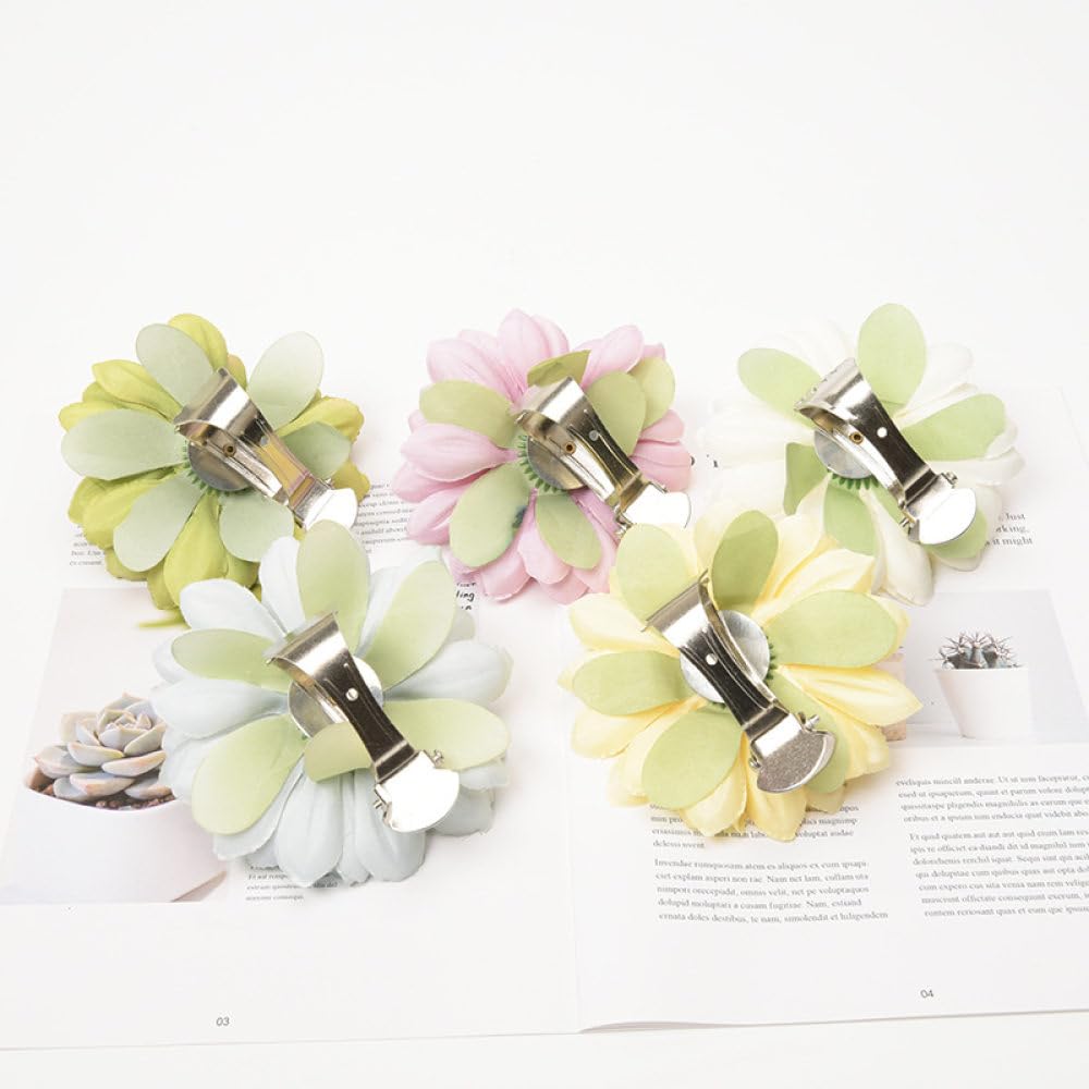 Lot De 4 Embrasses De Rideaux à Fleurs Artificielles Pour Décoration De