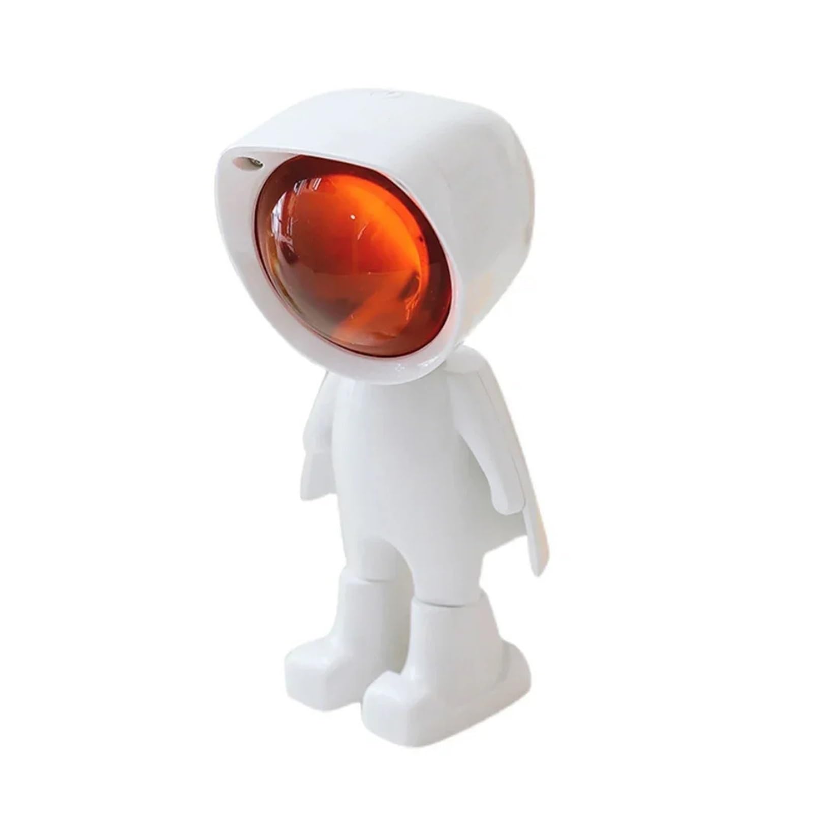 TRDEWR Battery Astronaut Robot Rainbow Projection Sun Lamp Table Night Light Sunset Infinite Dimming Bedroom Atmosphere Create an Atmosphere(Rainbow)